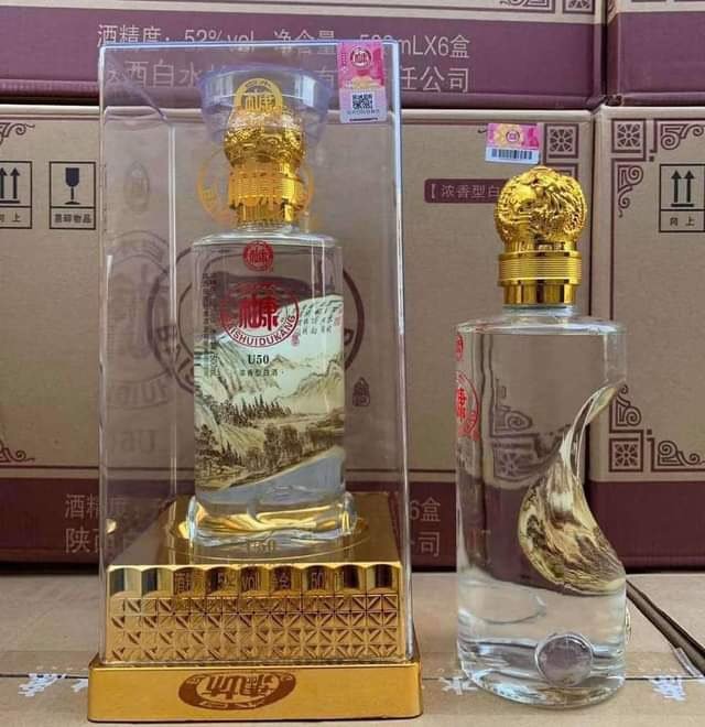 chai rượu Đỗ Khang khuyết