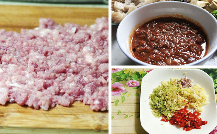 Cách chế biến mắm tép chưng thịt