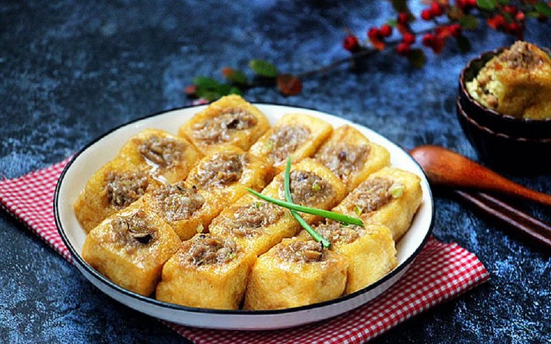 Đậu hũ nhồi nấm