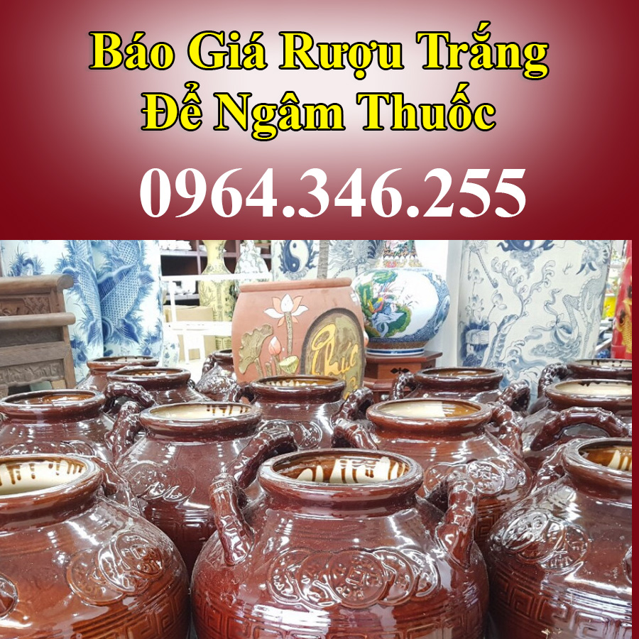 Báo Giá Rượu Trắng Để Ngâm Thuốc