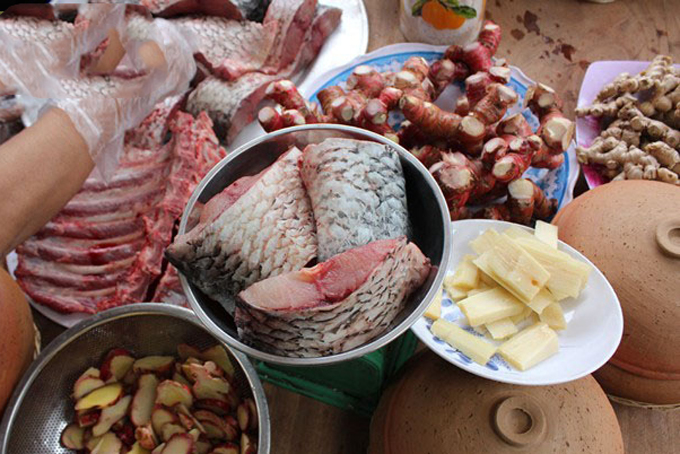 Niêu cá kho làng Vũ Đại 1kg sử dụng loại cá nào?