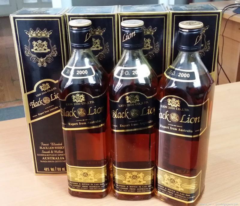 Rượu Lào Black Lion4