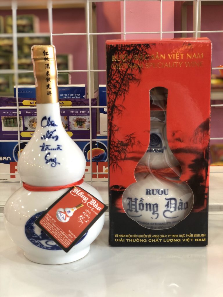 rượu hồng đào hồ lô