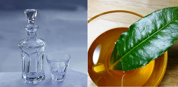 Mặt nạ từ rượu trắng và trà xanh